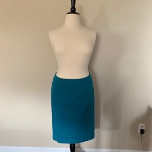 Sejour Plus Size Teal Pencil Skirt - Size 18W